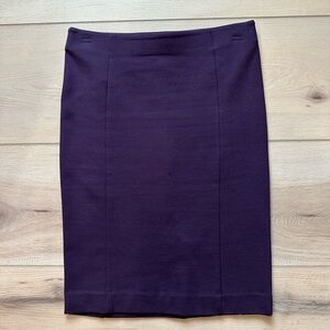 New Ann Taylor Elegant Purple Pencil Skirt